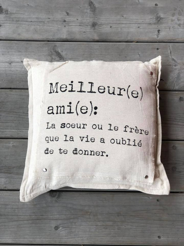 Coussin Meilleur(e) Ami(e)