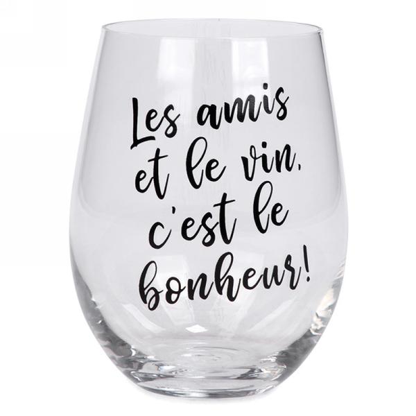 Verre vin Les Amis Et Le Vin