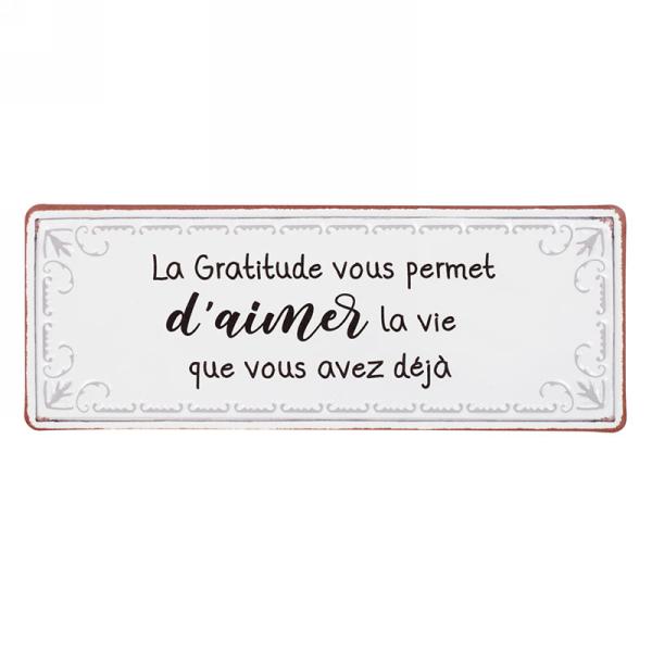 Plaque Gratitude