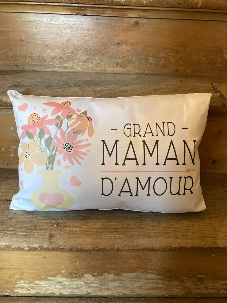 Coussin Grand-Maman d'amour