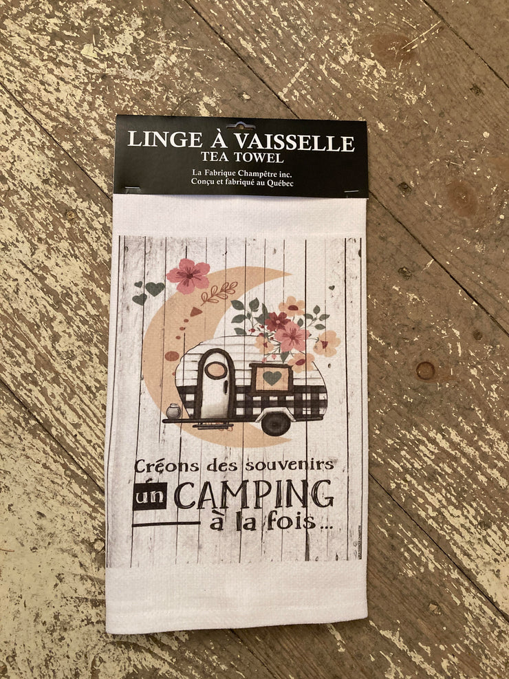 Linge Vaisselle- Créons des Souvenirs Un Camping À La Fois