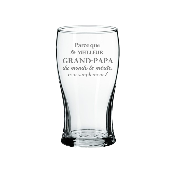 Verre De Bière Parce Que Le Meilleur Grand-Papa