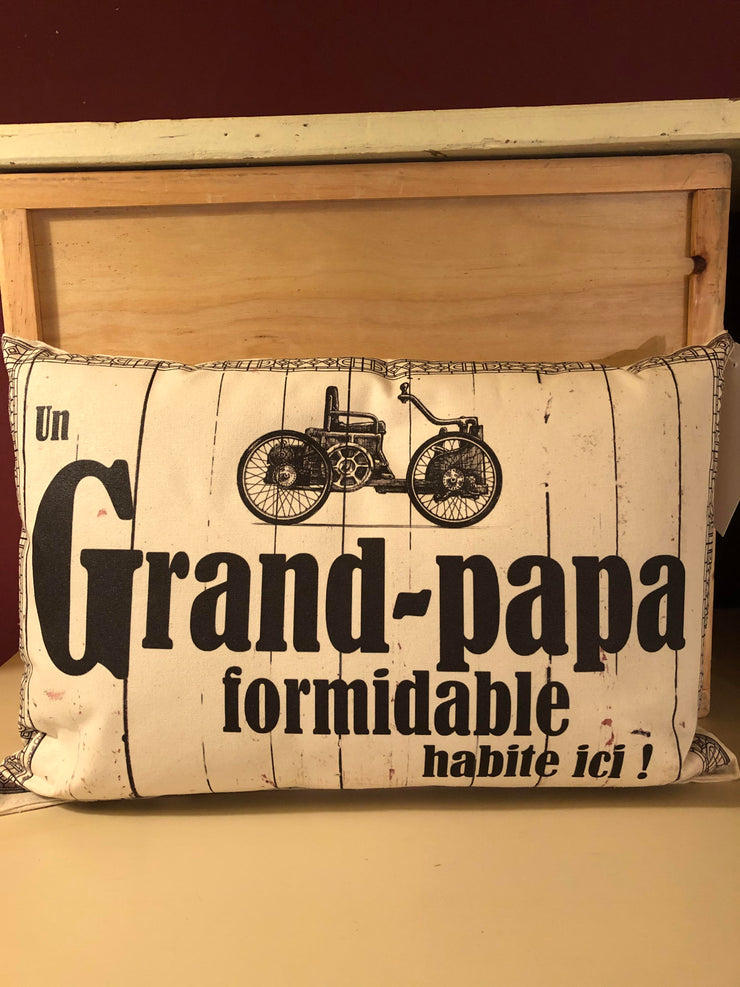Coussin Un Grand-Papa Formidable